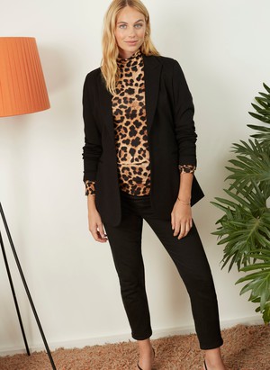 The Essentials Maternity Turtleneck Top from Isabella Oliver