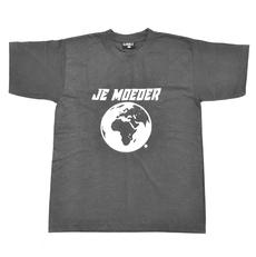 Shirt grijs (wijd/unisex) via Je Moeder