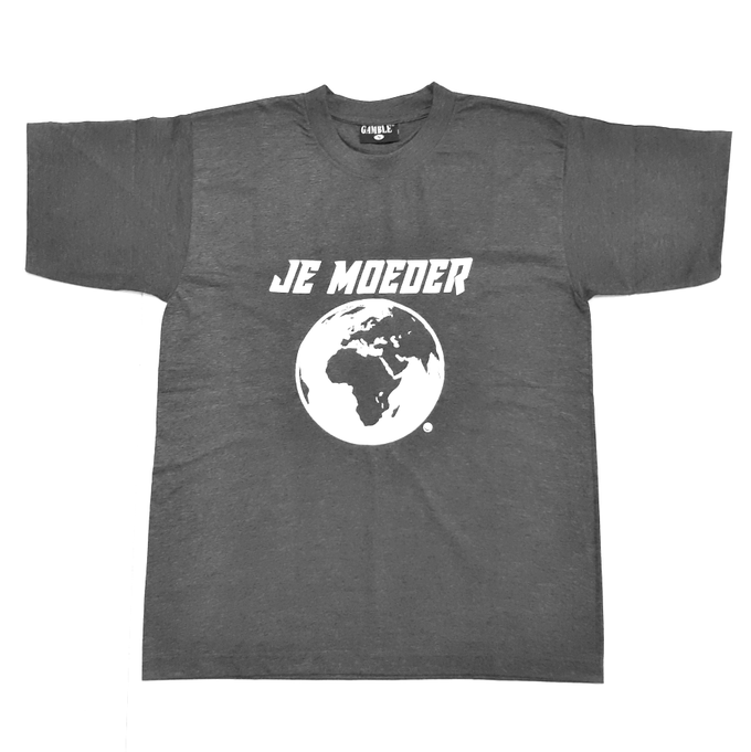 Shirt grijs (wijd/unisex) from Je Moeder