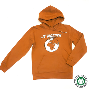 BIO Hoodie mosterd (unisex, S/M) from Je Moeder