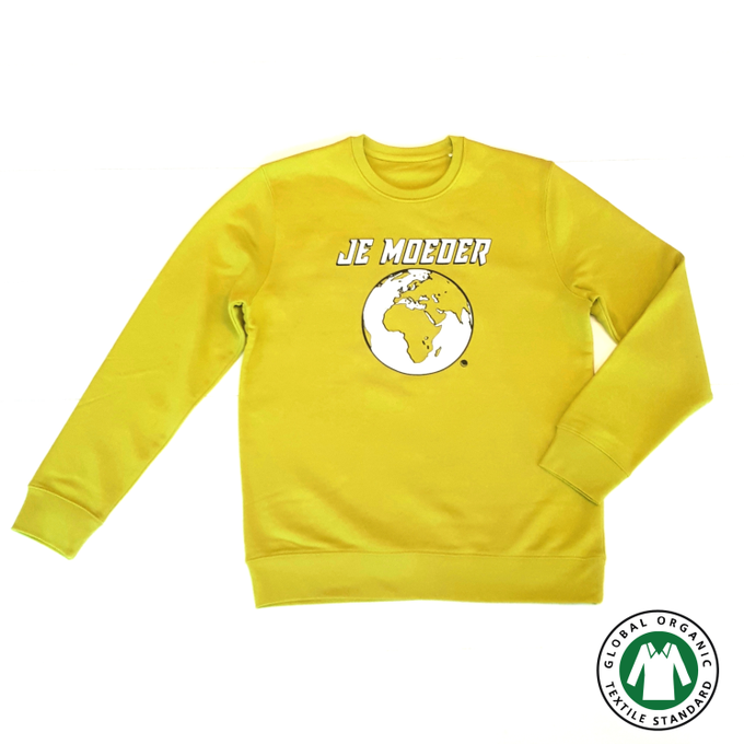 BIO Sweater Geelgroen (unisex, L) from Je Moeder