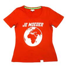 Bio fairtrade rood (strak) via Je Moeder