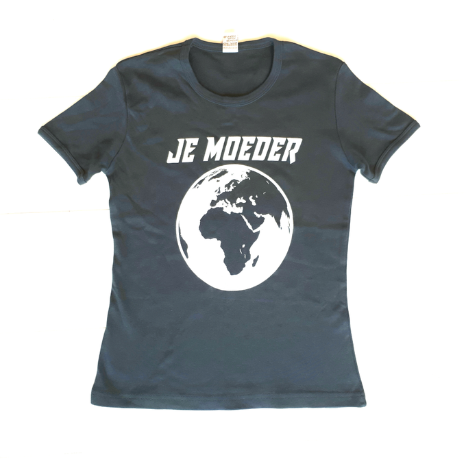Shirt Grijsblauw of Wit (strak, XS/S) from Je Moeder