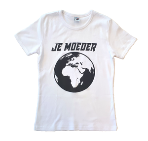Shirt Grijsblauw of Wit (strak, XS/S) from Je Moeder