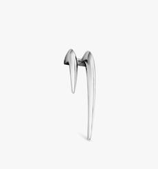 Derawan claws single earring | Sterling Silver - White Rhodium van Joulala