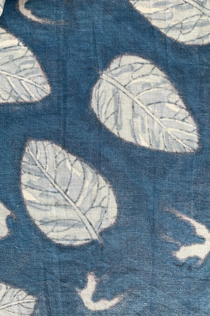 NEW! Amber Cotton Muslin SCARF Indigo from JULAHAS