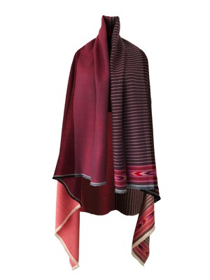 Light Wool Cape Fusion Red from JULAHAS