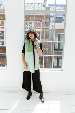 NEW! Wool SCARF Dash Green from JULAHAS