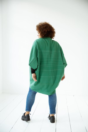 JULAHAS+ Wool Kimono Warm Jade from JULAHAS