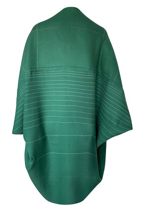 Wool Kimono Warm Jade from JULAHAS