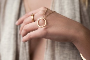 Infinity necklace | gold plated from Julia Otilia