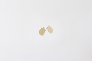 Singö earrings gold plated | matte from Julia Otilia