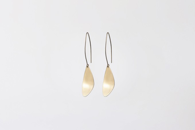 Åland earrings | matte gold from Julia Otilia