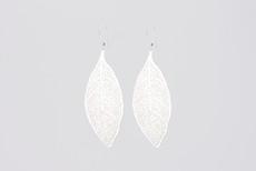 Royal leaf earrings silver SALE van Julia Otilia