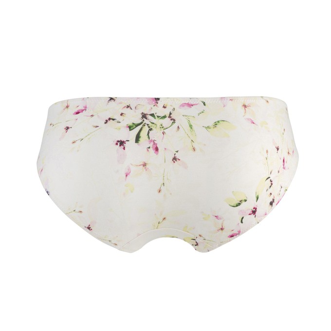 Sunbleached Floral - Silk & Organic Cotton Brief from JulieMay Lingerie