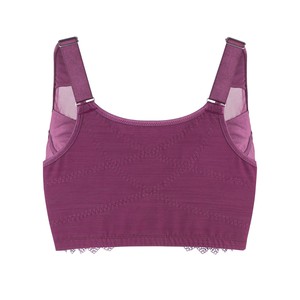 Claret Silk Back Support Cotton Sports Bra (Multiple colors available) from JulieMay Lingerie