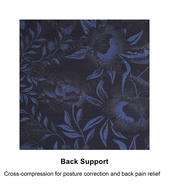 Midnight Garden Back Support Front Closure Silk & Organic Cotton Bra from JulieMay Lingerie