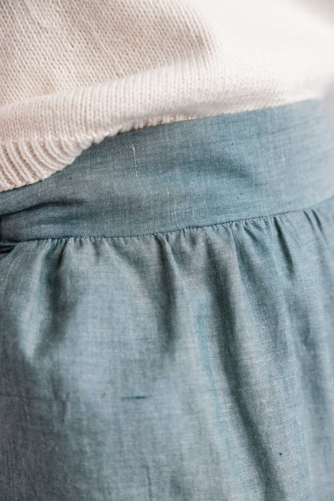 Organic Cotton Pants Rajni Eukalyptus from Jyoti - Fair Works