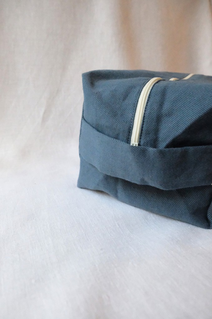 Cotton toiletry bag Phavvaara Ocean from Jyoti - Fair Works