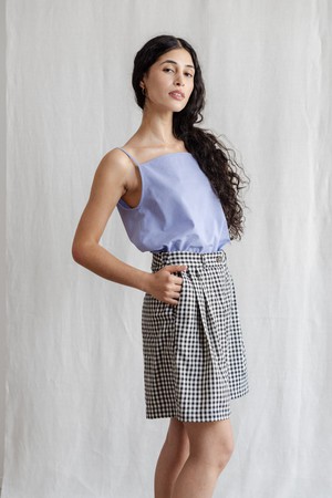Organic Cotton Shorts Kamala Checked from Jyoti - Fair Works