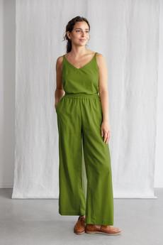 Organic cotton pants Jayan Basil via Jyoti - Fair Works