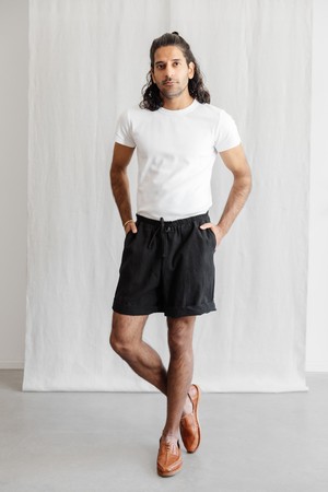 Organic cotton shorts Jhanvi Black from Jyoti - Fair Works