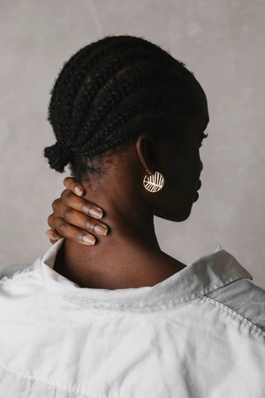 Earring Phond Brass from Jyoti - Fair Works Earring Phond Brass from Jyoti - Fair Works