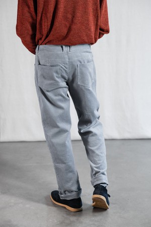 Organic cotton corduroy trousers Prakrit Nebel from Jyoti - Fair Works