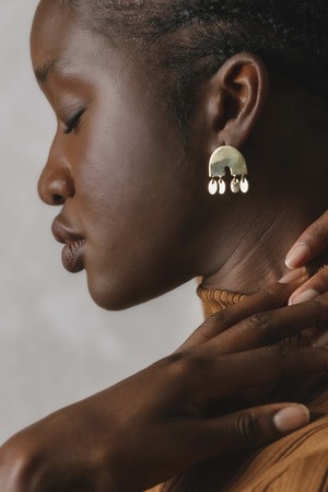 Earring Baarish Brass from Jyoti - Fair Works