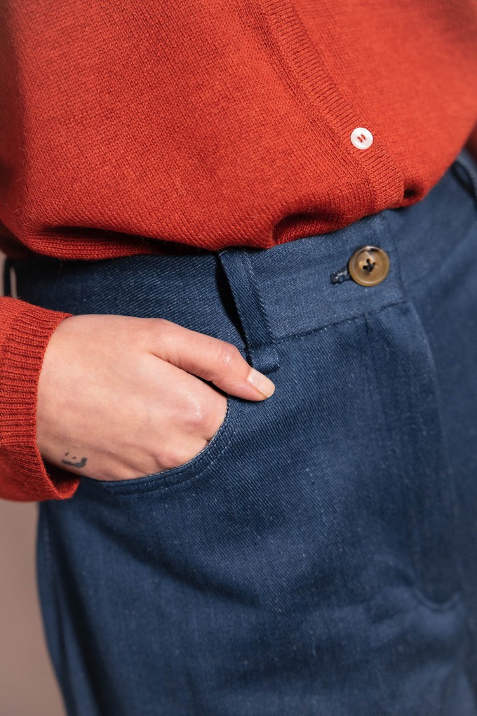 Organic cotton denim trousers Tarani Denim from Jyoti - Fair Works