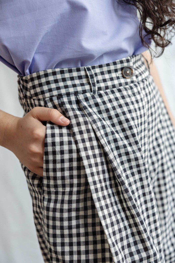 Organic Cotton Shorts Kamala Checked from Jyoti - Fair Works