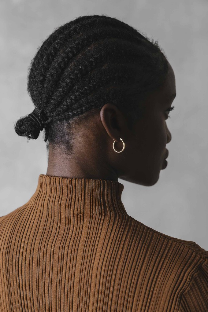Hoop earrings Chhota brass from Jyoti - Fair Works