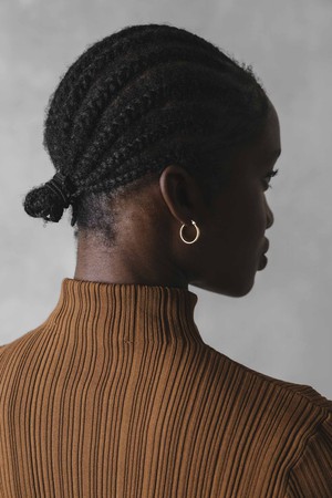 Hoop earrings Chhota brass from Jyoti - Fair Works