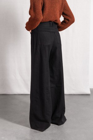 Organic cotton trousers Tarani Black from Jyoti - Fair Works