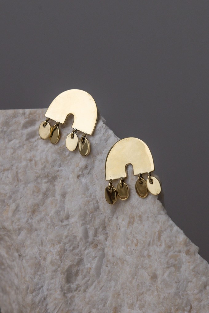 Earring Baarish Brass from Jyoti - Fair Works
