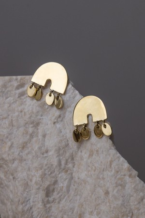 Earring Baarish Brass from Jyoti - Fair Works