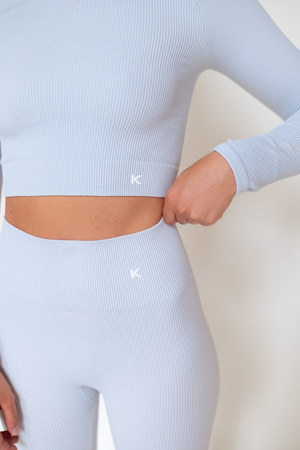 Long Sleeve Top | Baby Blue from Kaly Ora
