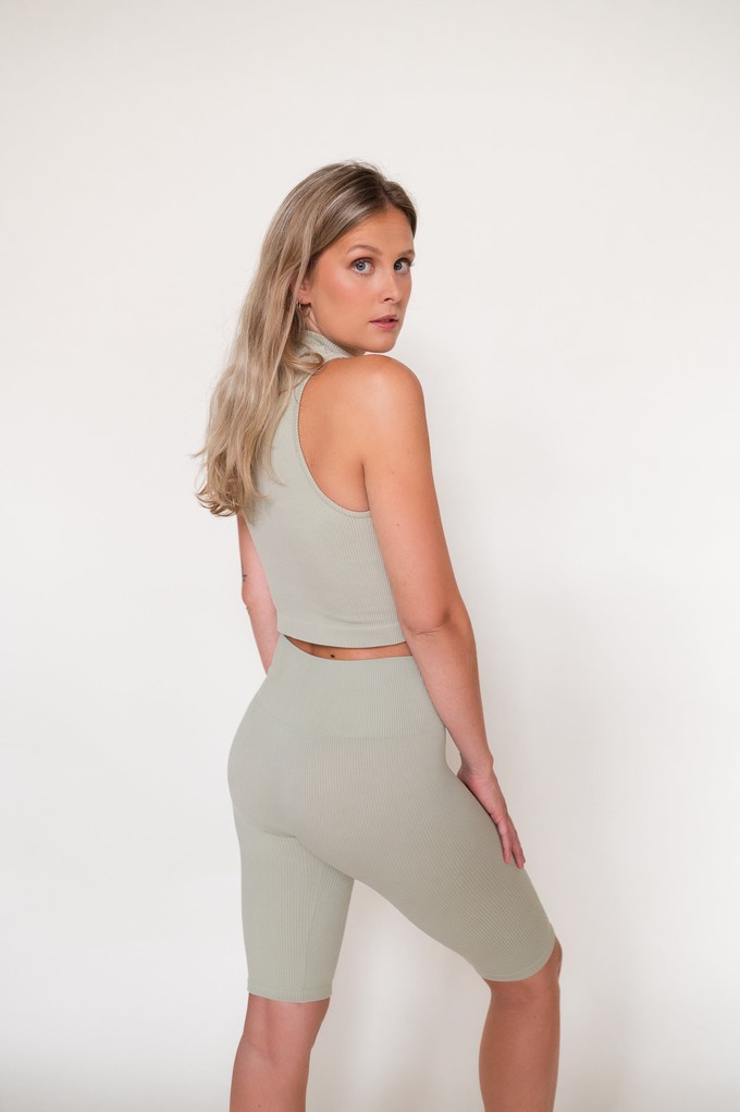 High neck Top | Sage from Kaly Ora