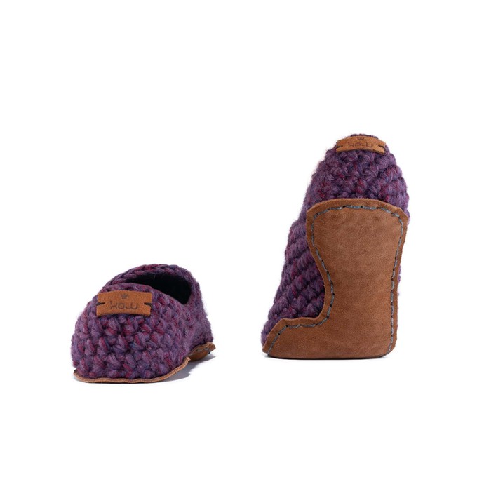 Lavender Wool Bamboo Slippers from Kingdom of Wow!