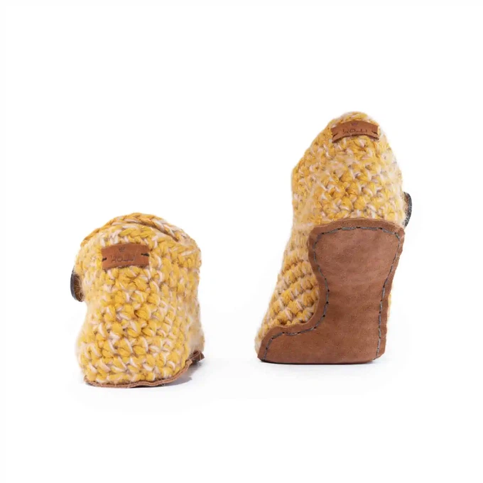 Butterscotch Wool Bamboo Ankle Booties from Kingdom of Wow!