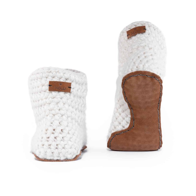 Snow Bamboo Wool Bootie Slippers from Kingdom of Wow!