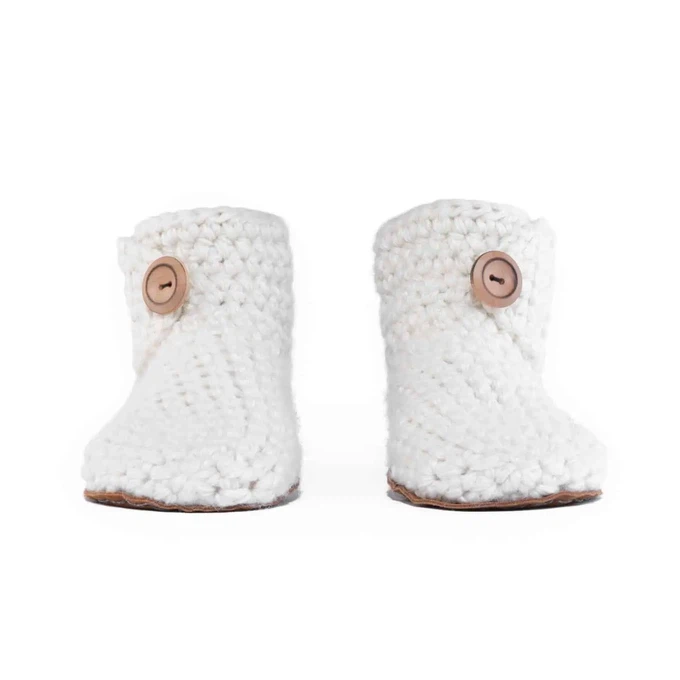 Snow Wool Bamboo Bootie Slippers from Kingdom of Wow!