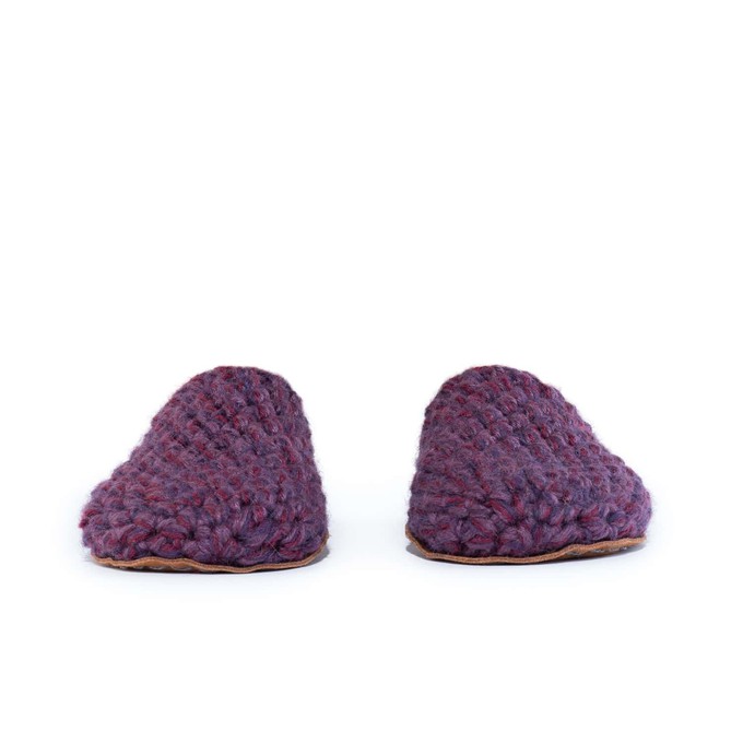 Lavender Wool Bamboo Slippers from Kingdom of Wow!