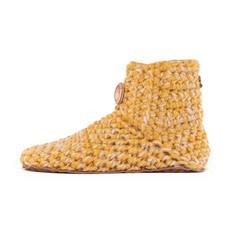 Butterscotch Bamboo Wool Bootie Slippers via Kingdom of Wow!