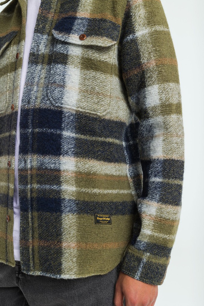 DONOVAN | BURNT OLIVE CHECK from Kings of Indigo