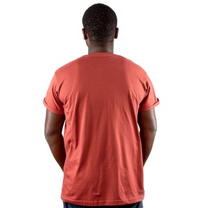 BASIC Men Shirt Marsala from Kipepeo-Clothing