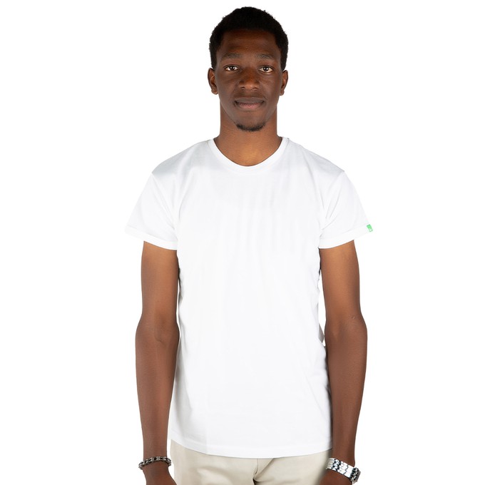 3-ER PACK BASIC Männer T-Shirt Weiß from Kipepeo-Clothing