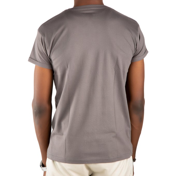 BASIC Männer T-Shirt Dunkelgrau from Kipepeo-Clothing