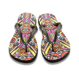 Flip-flops Purple Tribal from Kipepeo-Clothing
