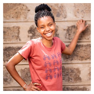 BAISIKELI Women Shirt Marsala from Kipepeo-Clothing BAISIKELI Women Shirt Marsala from Kipepeo-Clothing